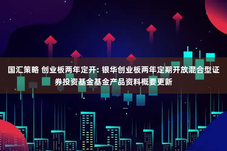 国汇策略 创业板两年定开: 银华创业板两年定期开放混合型证券投资基金基金产品资料概要更新